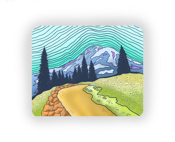 Mountain Snowflake Sticker – Heirloom Apparel & Design LLC