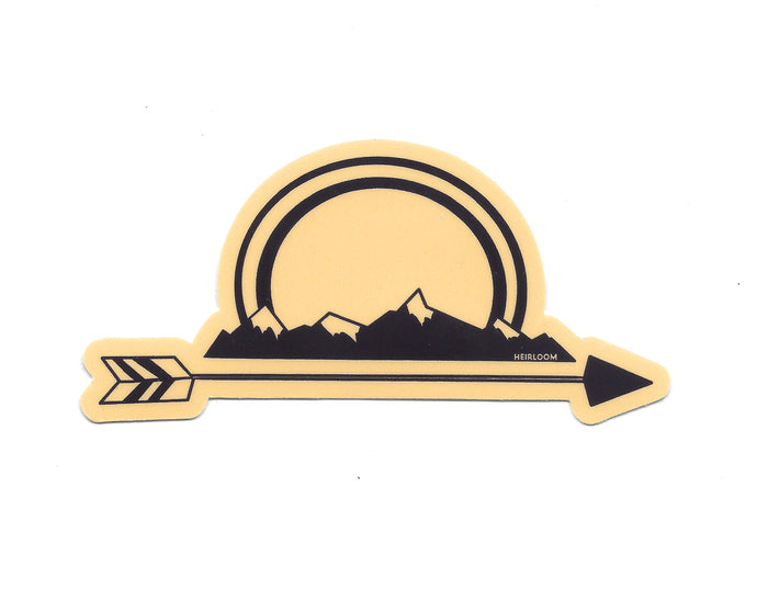 Mountain Arrow Sticker