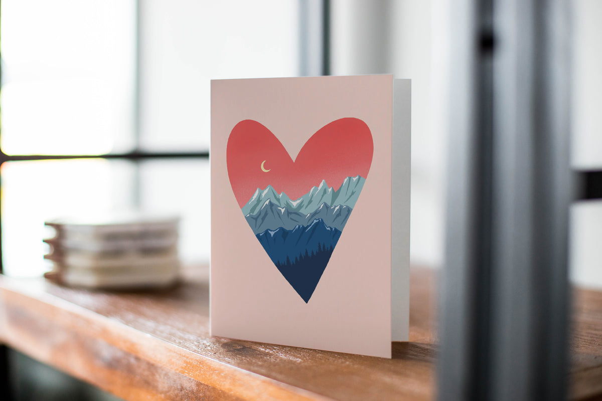 Mountain Love Greeting Card