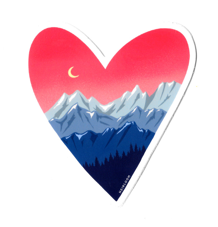 Mountain Love Sticker