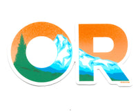 Oregon OR State Sticker
