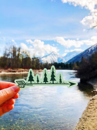 Arrow Treeline Sticker