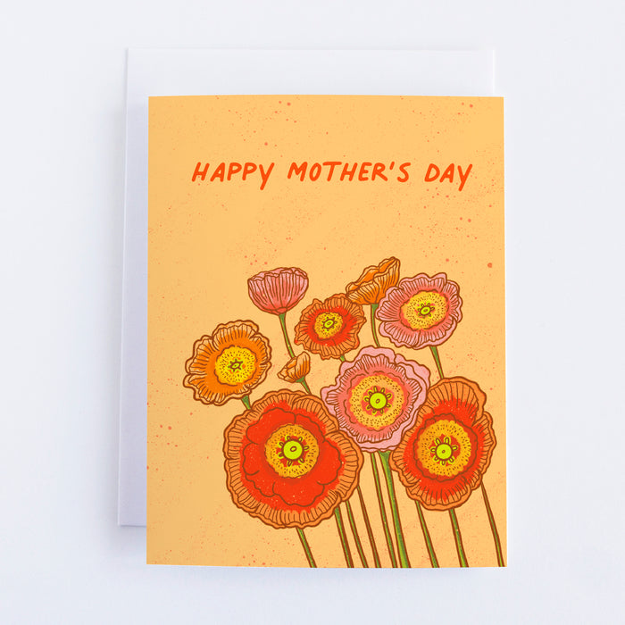 Poppies - Happy Mother's Day Greeting Card