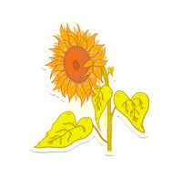 Sunflower Sticker