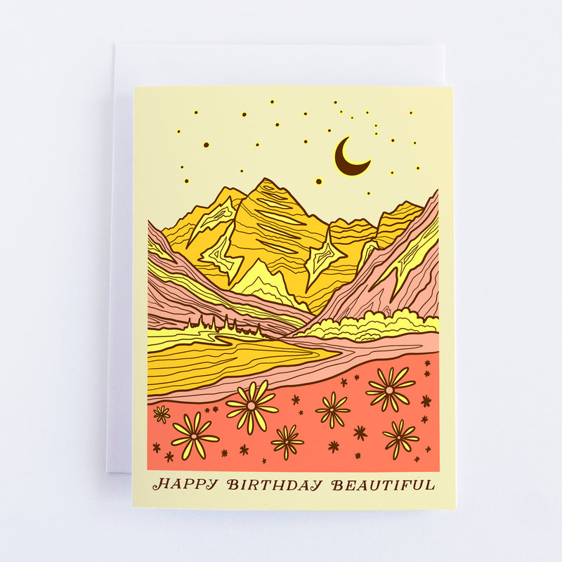 Summer in Montana Happy Birthday Greeting Card