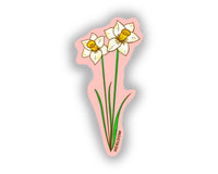 Daffodil Flower Vinyl Sticker