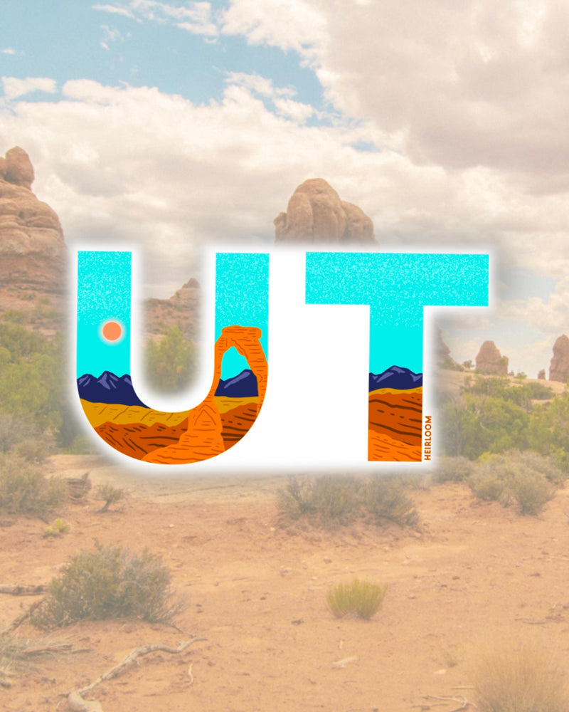 UT Utah State Sticker