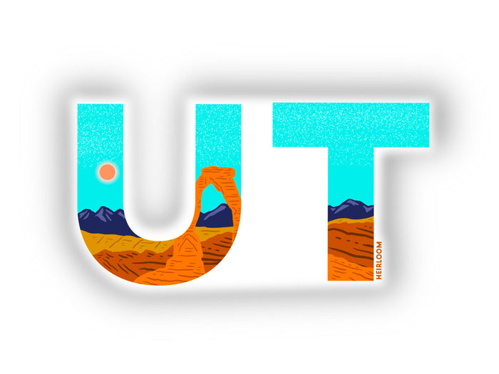 UT Utah State Sticker