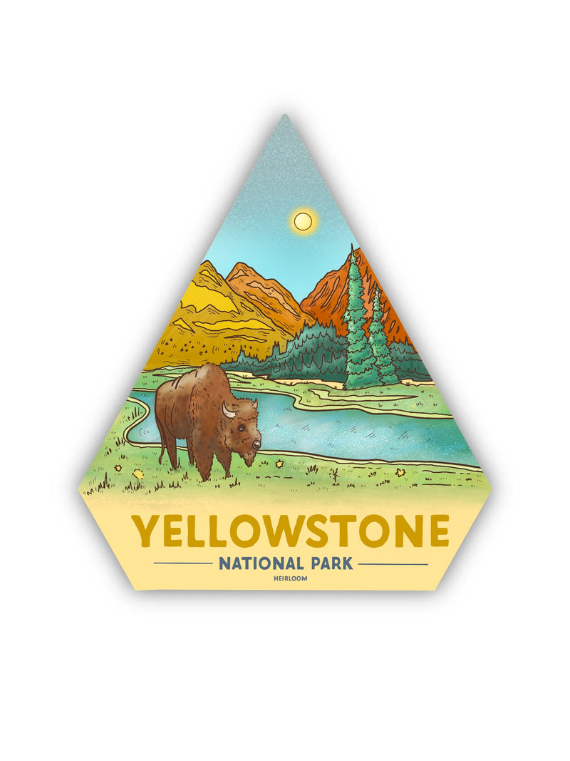 Yellowstone National Park Sticker