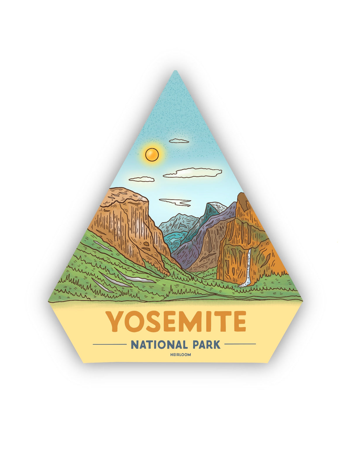 Yosemite National Park Sticker