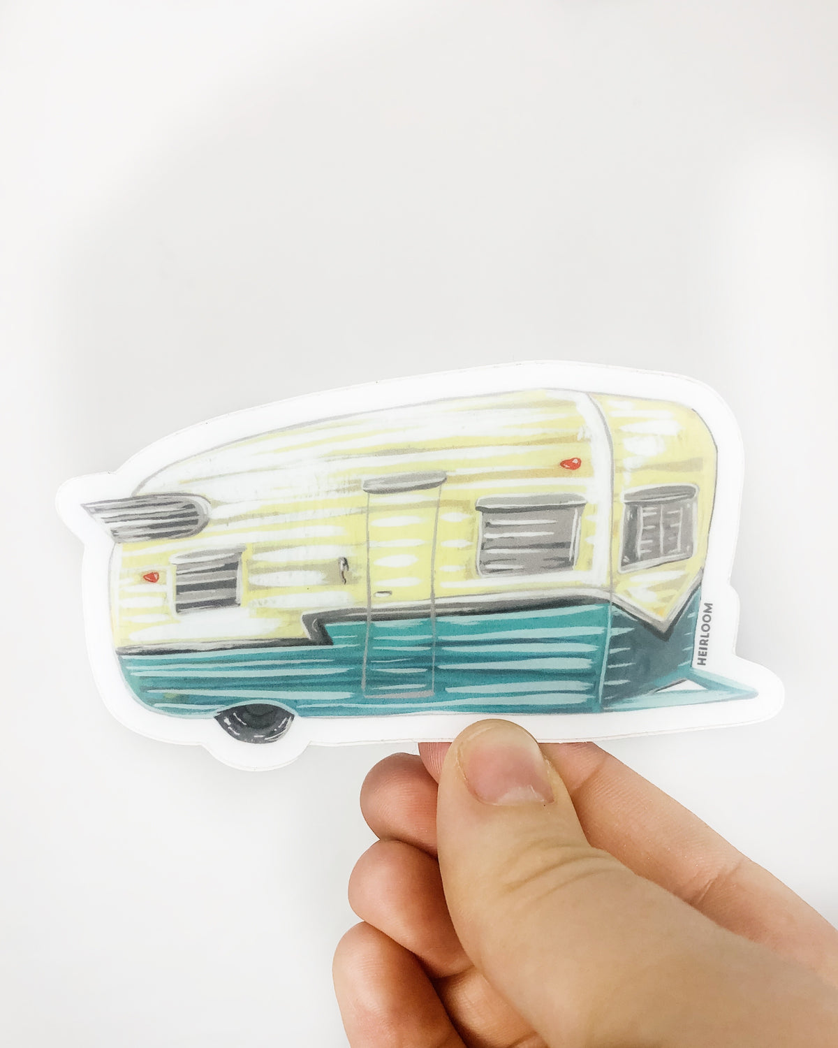 Vintage Camp Trailer Sticker