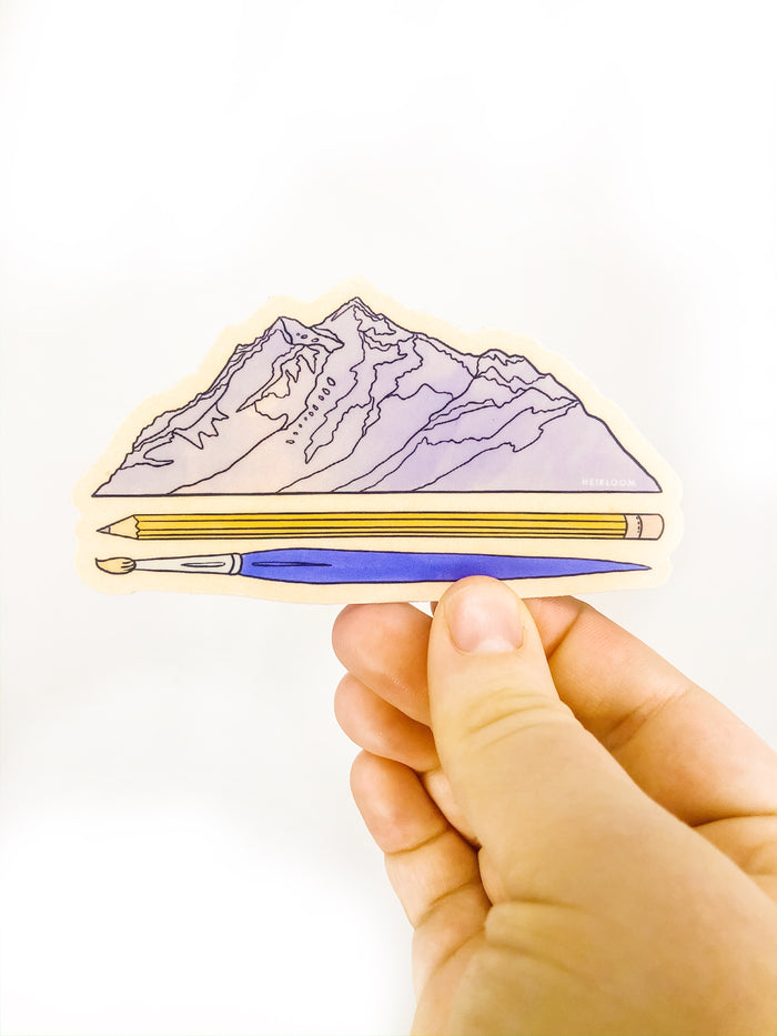 Mountain Artist Sticker