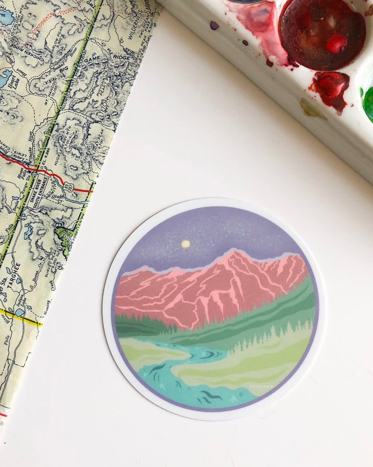 Pastel Leavenworth Sticker - Leavenworth, WA