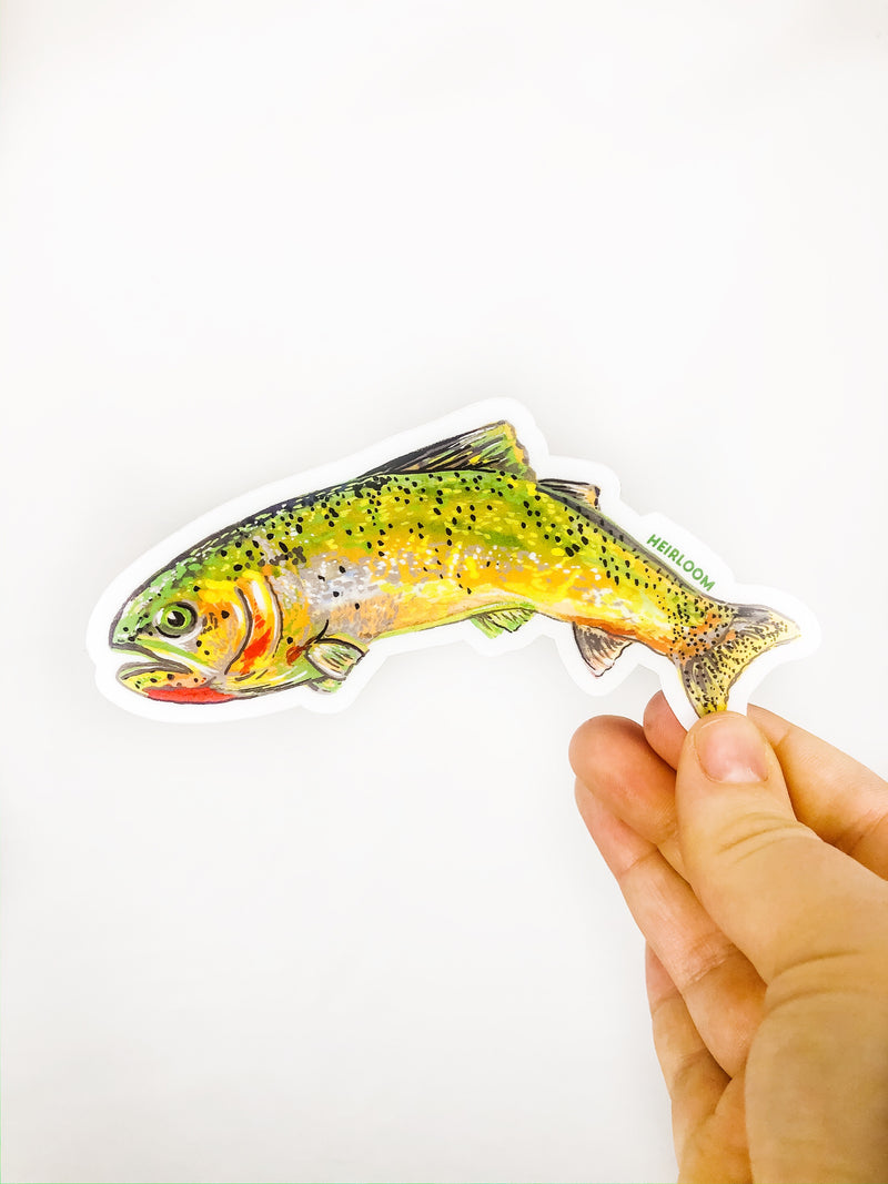 Trout Sticker (Cutthroat Trout)